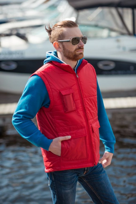 Жилет WORKER темно-синий (navy), размер L фото 3