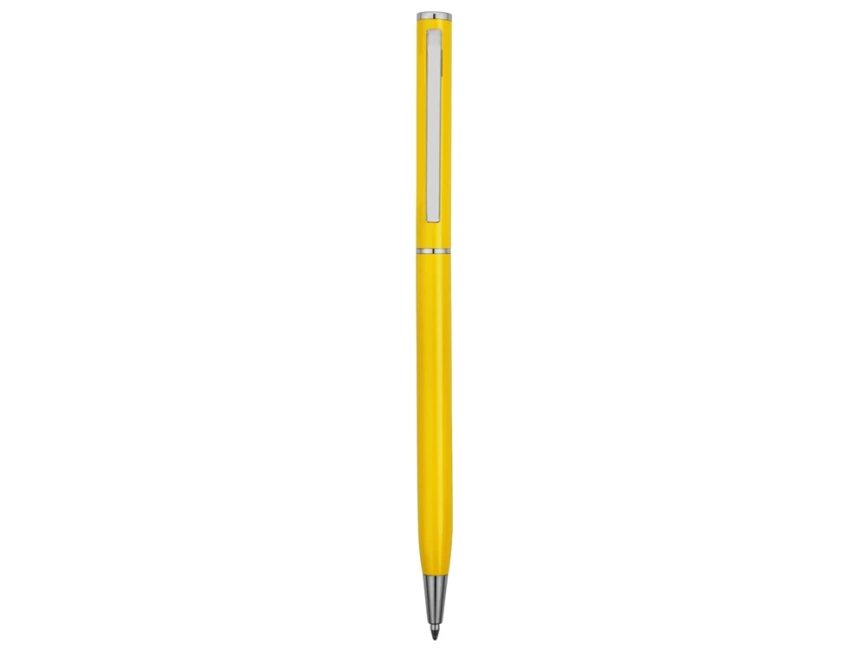 Ручка металлическая шариковая Атриум, желтый фото 2