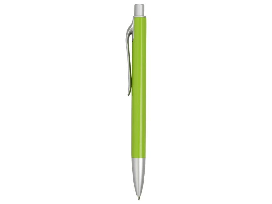 Ручка металлическая шариковая Large, зеленое яблоко/серебристый фото 3