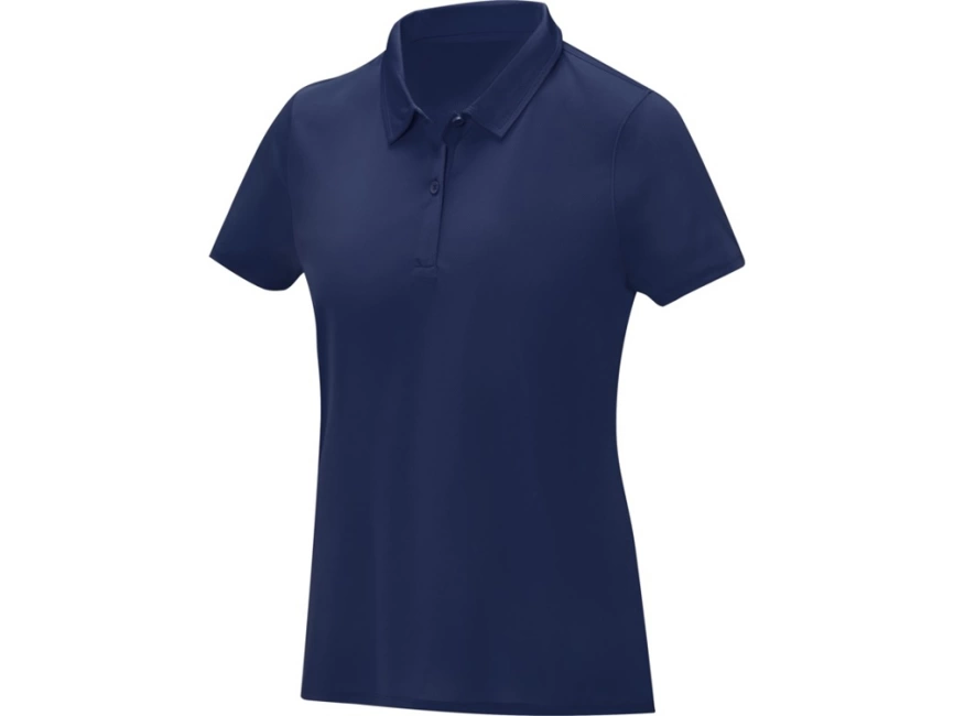 Женская стильная футболка поло с короткими рукавами Deimos, темно-синий фото 1