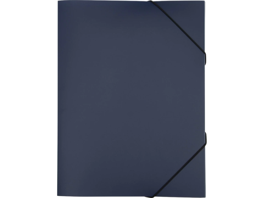 Папка формата А4 с резинкой, синий фото 3