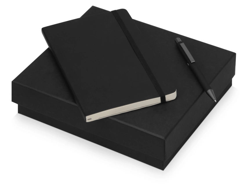 Подарочный набор Moleskine Van Gogh с блокнотом А5 Soft и ручкой, черный фото 2