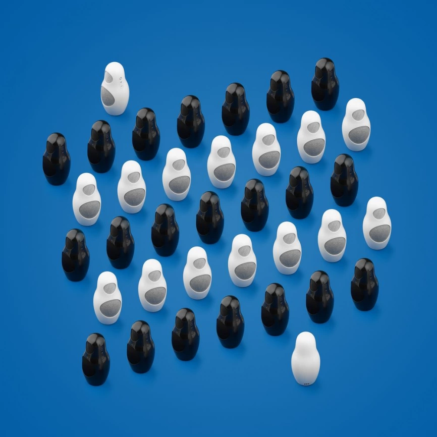 Беспроводная колонка Repeat с аккумулятором 4000 мАч, синяя фото 6