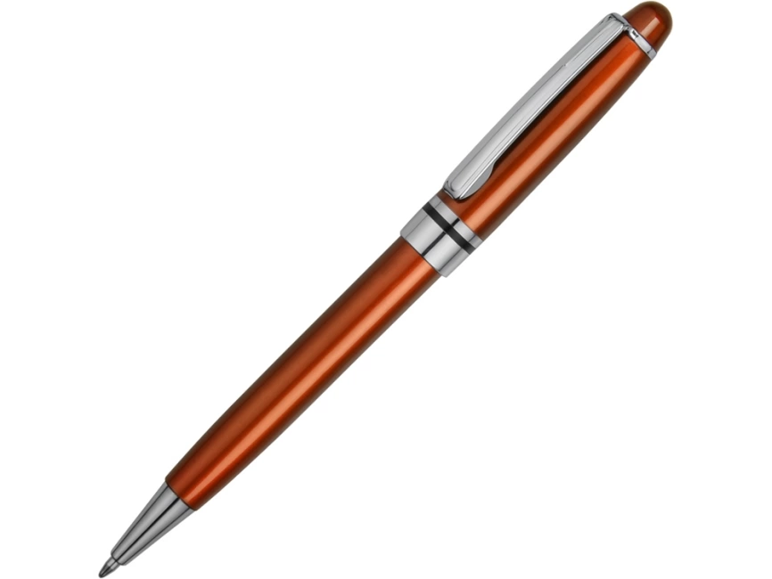 Ручка шариковая Ливорно, оранжевый металлик фото 1