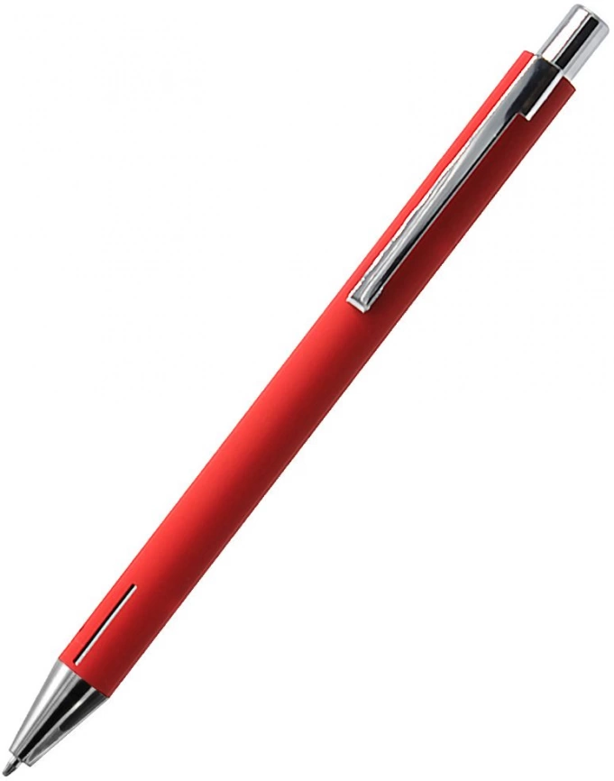 Ручка металлическая Elegant Soft, красная фото 2
