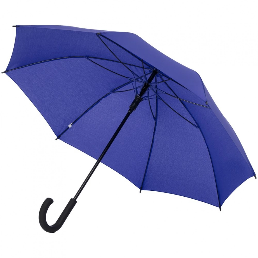 Зонт-трость с цветными спицами Bespoke, синий фото 1