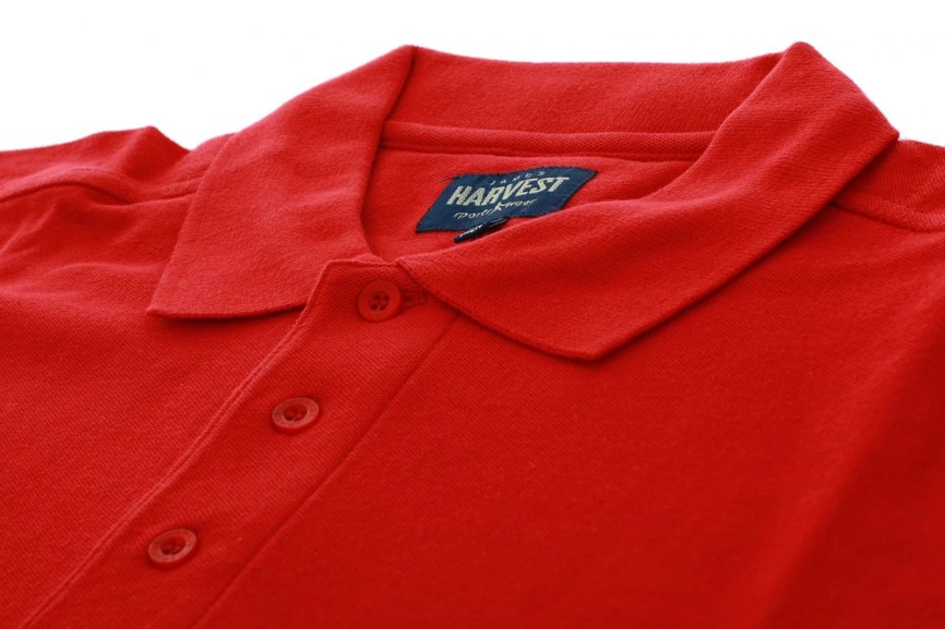 Рубашка поло мужская Morton, красная, размер XXL фото 4