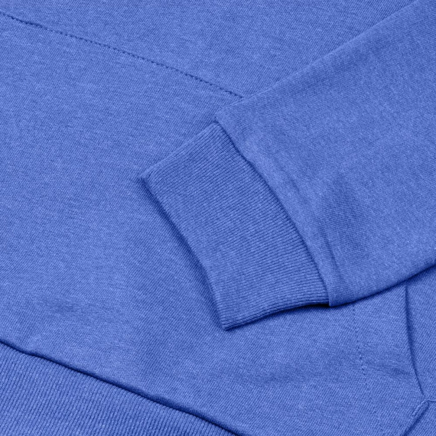Толстовка с капюшоном унисекс Hoodie, ярко-синий меланж, размер 3XL фото 9