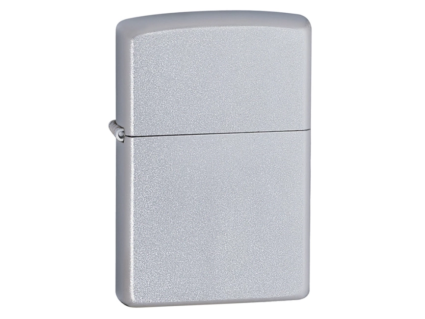 Зажигалка ZIPPO Classic с покрытием Satin Chrome™, латунь/сталь, серебристая, матовая, 38x13x57 мм фото 1