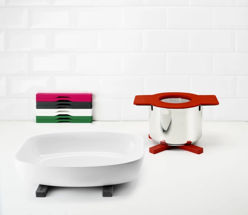 Подставка под горячее Magnetic Trivet, магнитная, белая фото 5
