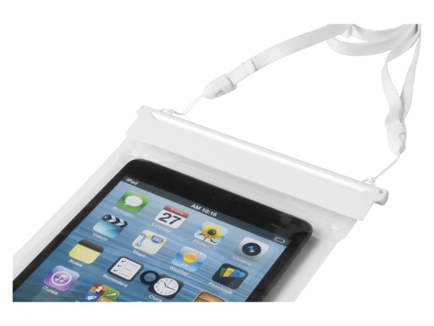 Чехол водонепроницаемый Splash для минипланшетов, белый фото 4