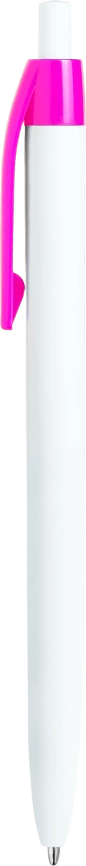 Ручка шариковая DAROM, белая с розовым фото 2