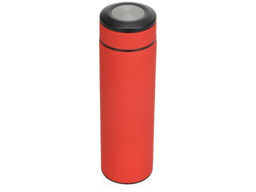 Термос Confident с покрытием soft-touch 420мл, красный фото 1