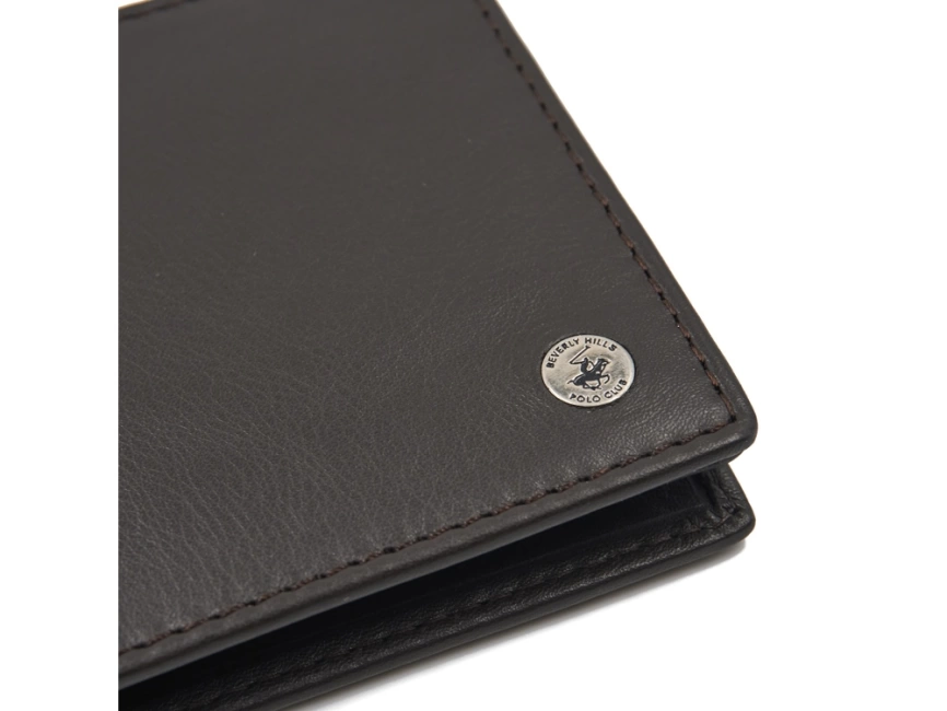 Бумажник С Зажимом мужской Beverly Hills Polo Club, коричневый фото 5