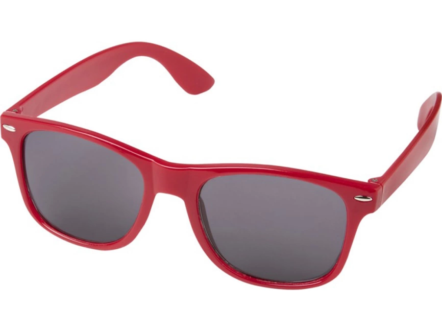 Солнцезащитные очки Sun Ray из океанского пластика, красный фото 1