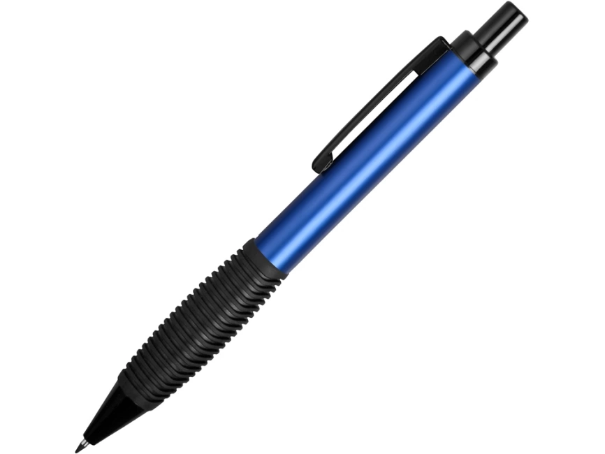 Ручка металлическая шариковая Bazooka, синий/черный фото 3
