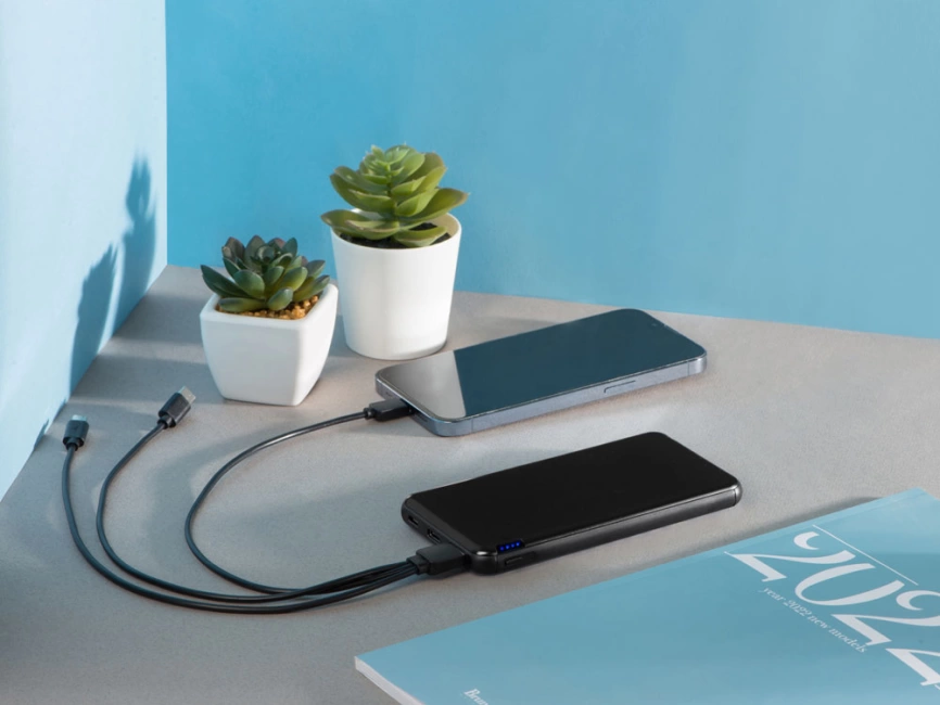 Внешний аккумулятор Forge, Evolt, металл, 10000mah, черный фото 10