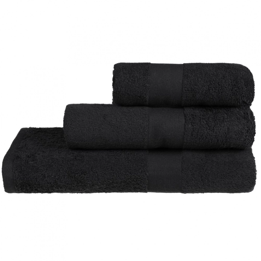 Полотенце махровое Soft Me Small, черное фото 2