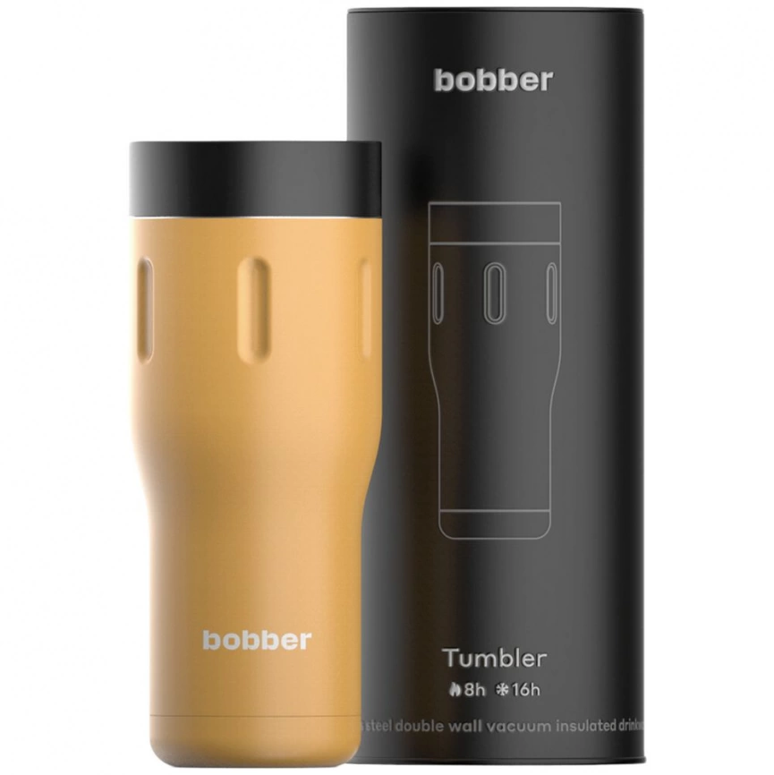 Термостакан Bobber Tumbler 470, вакуумный, оранжевый фото 2