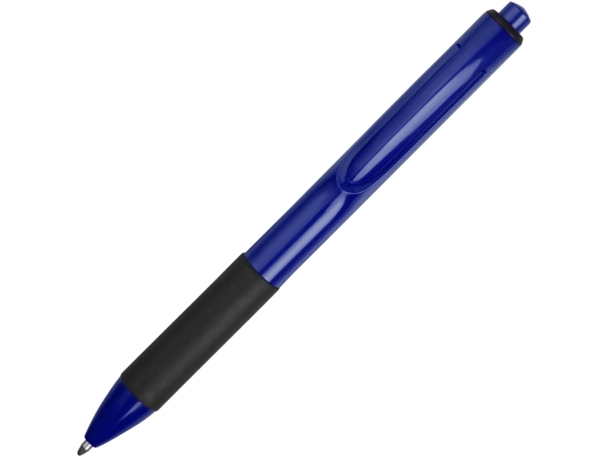 Ручка пластиковая шариковая Band, синий/черный фото 2