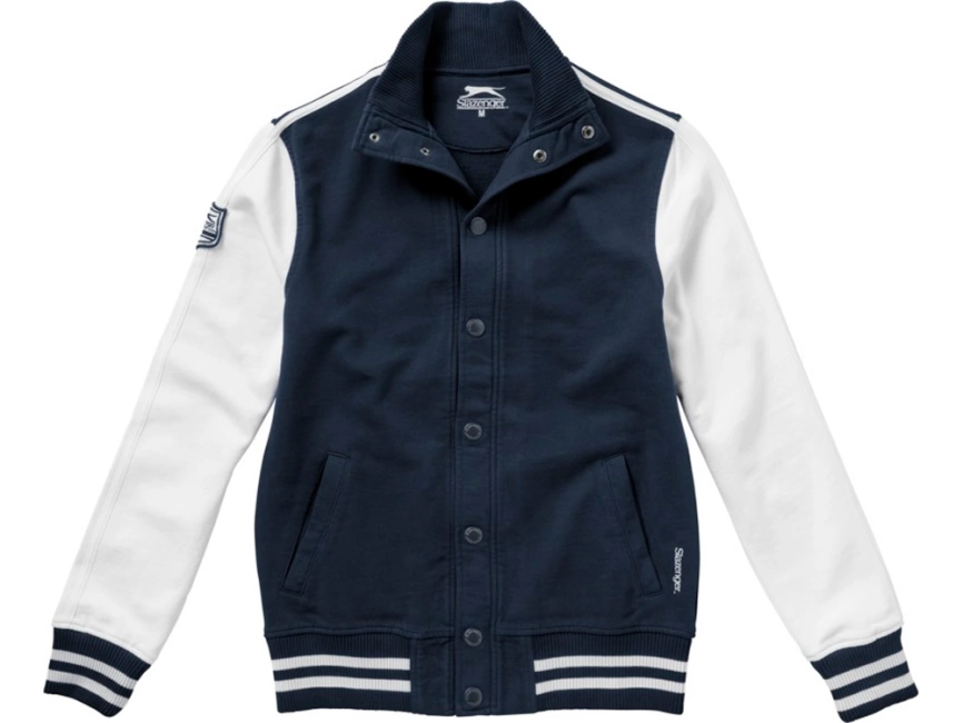 Толстовка Varsity, темно-синий/натуральный белый фото 3