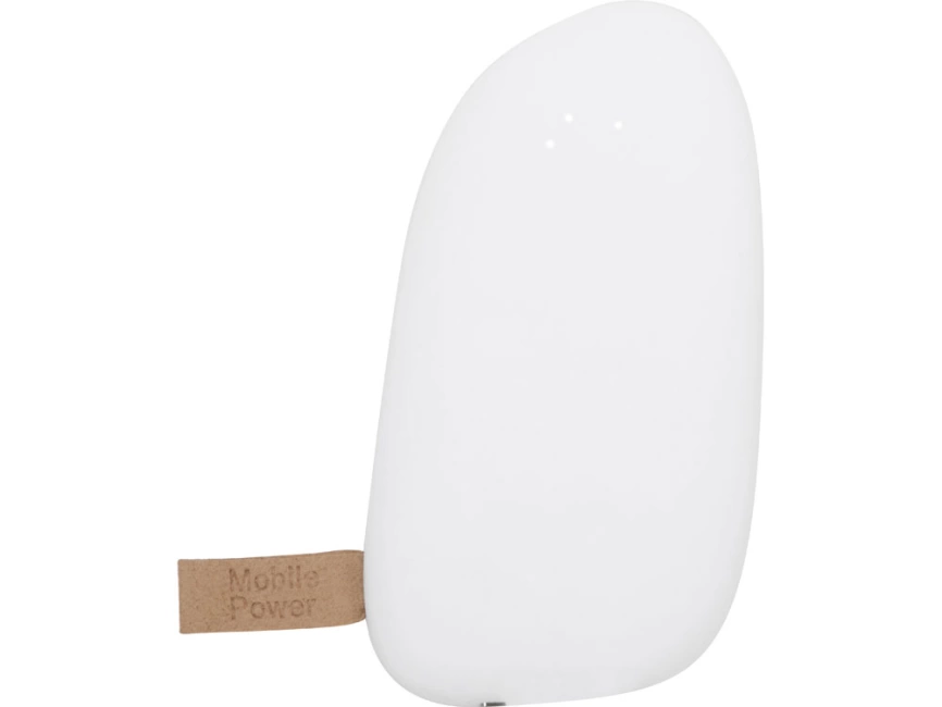 Универсальное зарядное устройство power bank в форме камня. 5200MAH. white фото 4