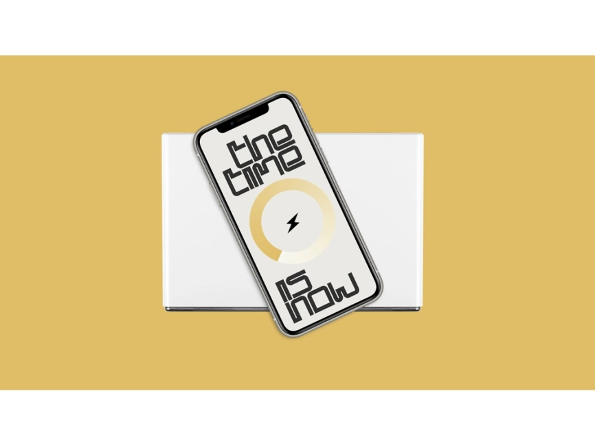 Часы с беспроводным зарядным устройством Rombica Timebox 2, белый фото 5