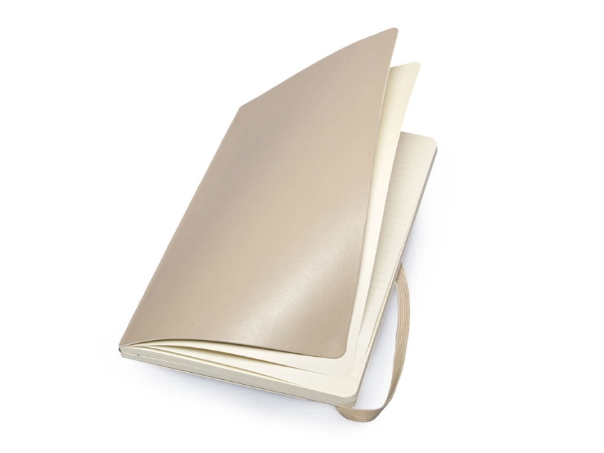 Записная книжка Moleskine Classic Soft (в линейку), Large (13х21см), бежевый фото 2