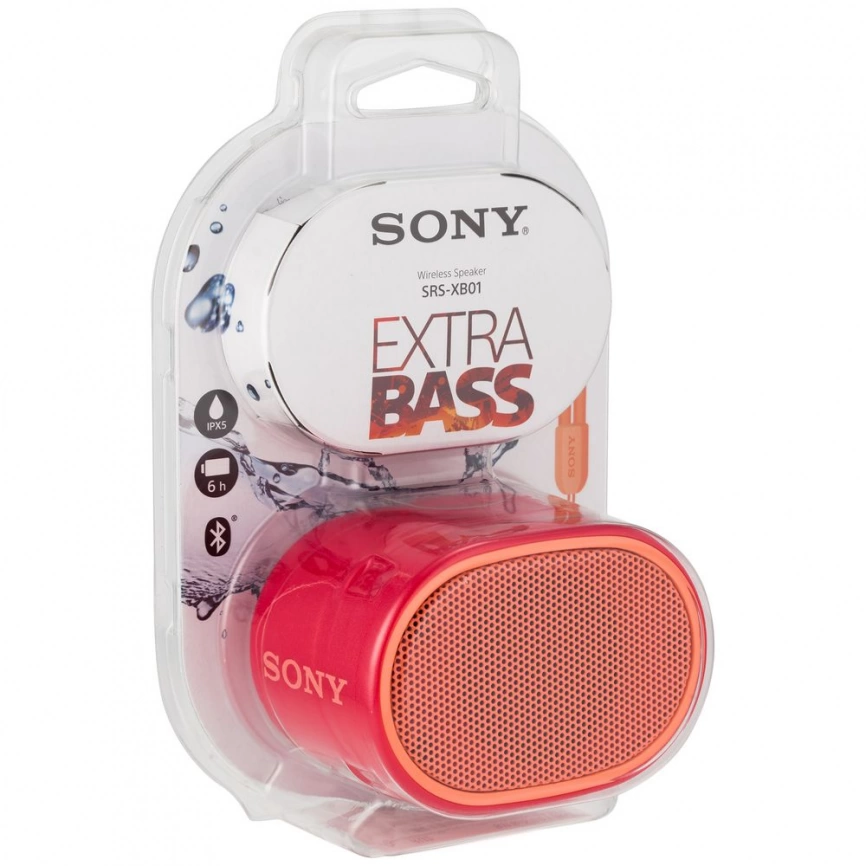 Беспроводная колонка Sony SRS-01, красная фото 7