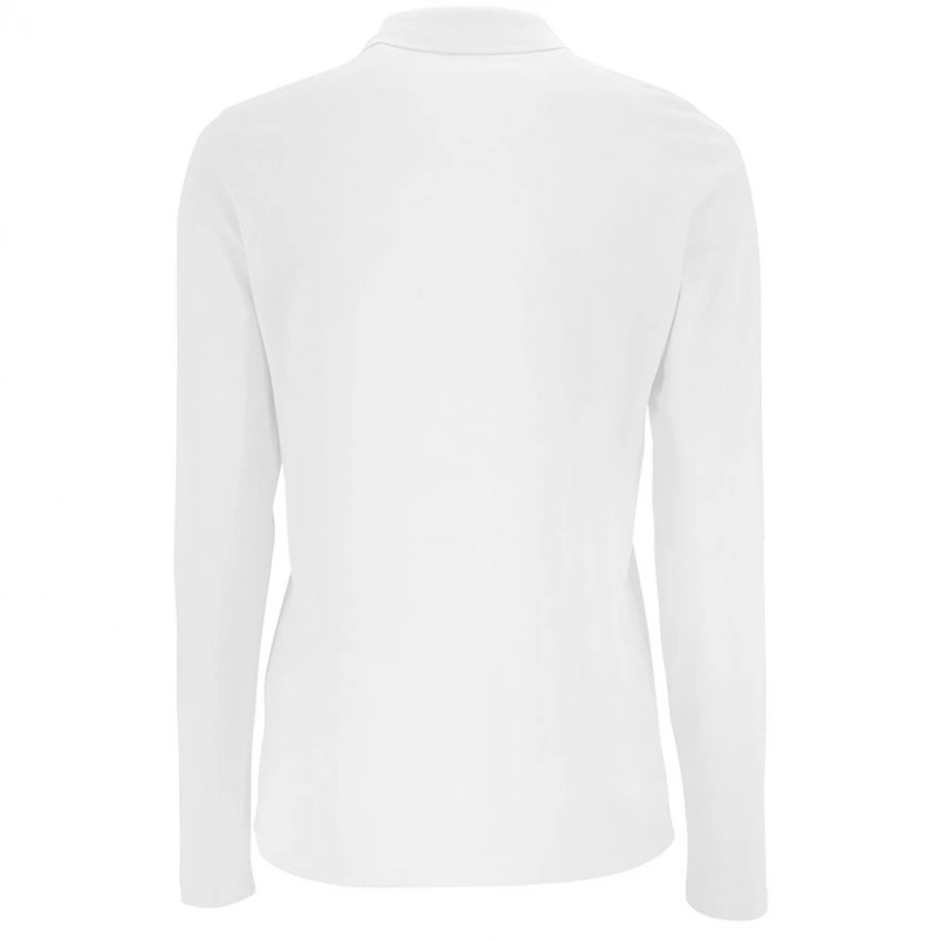 Рубашка поло женская с длинным рукавом Perfect LSL Women белая, размер XXL фото 7