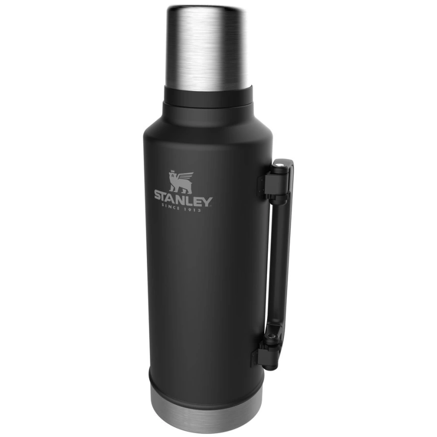 Термос Stanley Classic 1,9 л, черный фото 4
