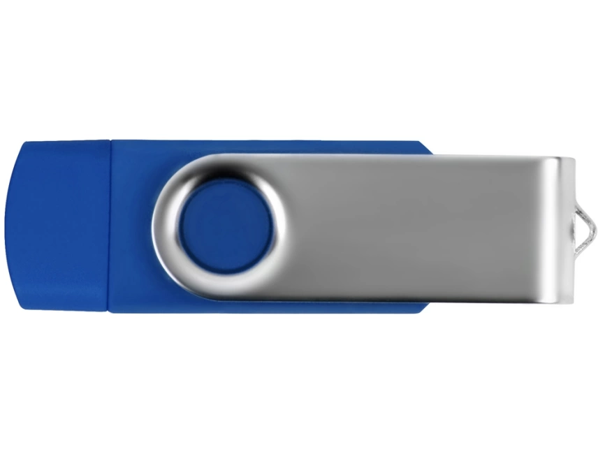 USB3.0/USB Type-C флешка на 16 Гб Квебек C, синий фото 4