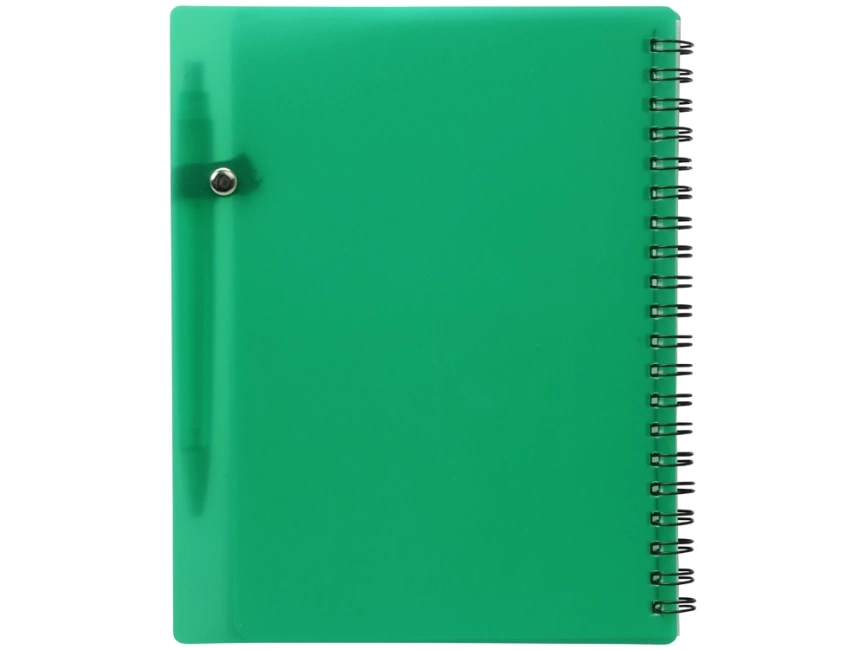 Блокнот Контакт с ручкой, зеленый фото 6