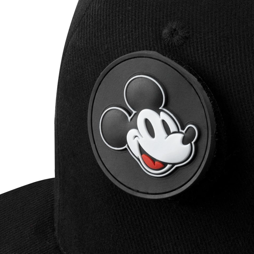 Бейсболка с патчами Mickey Mouse, черная фото 6