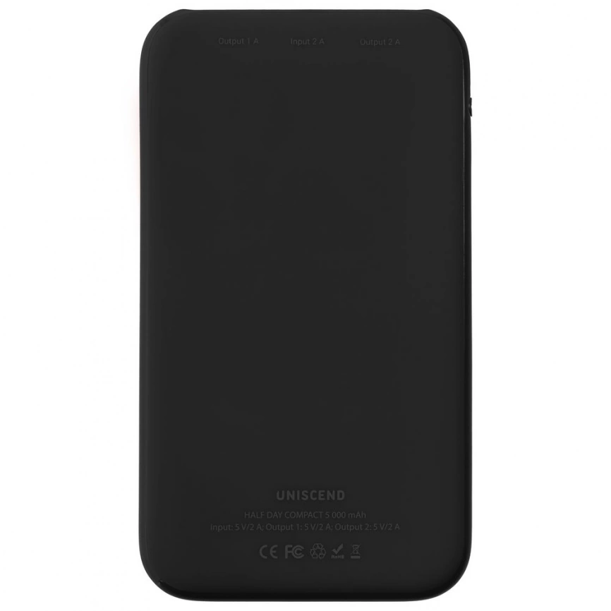 Внешний аккумулятор Uniscend Half Day Compact 5000 мAч, черный фото 3