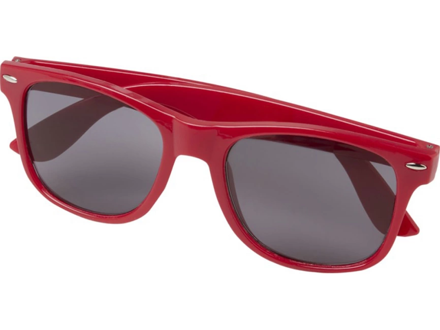 Солнцезащитные очки Sun Ray из океанского пластика, красный фото 3