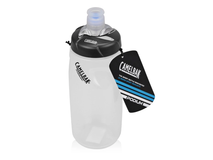 Бутылка CamelBak Custom Print Podium 0,61л, черный/белый прозрачный фото 4
