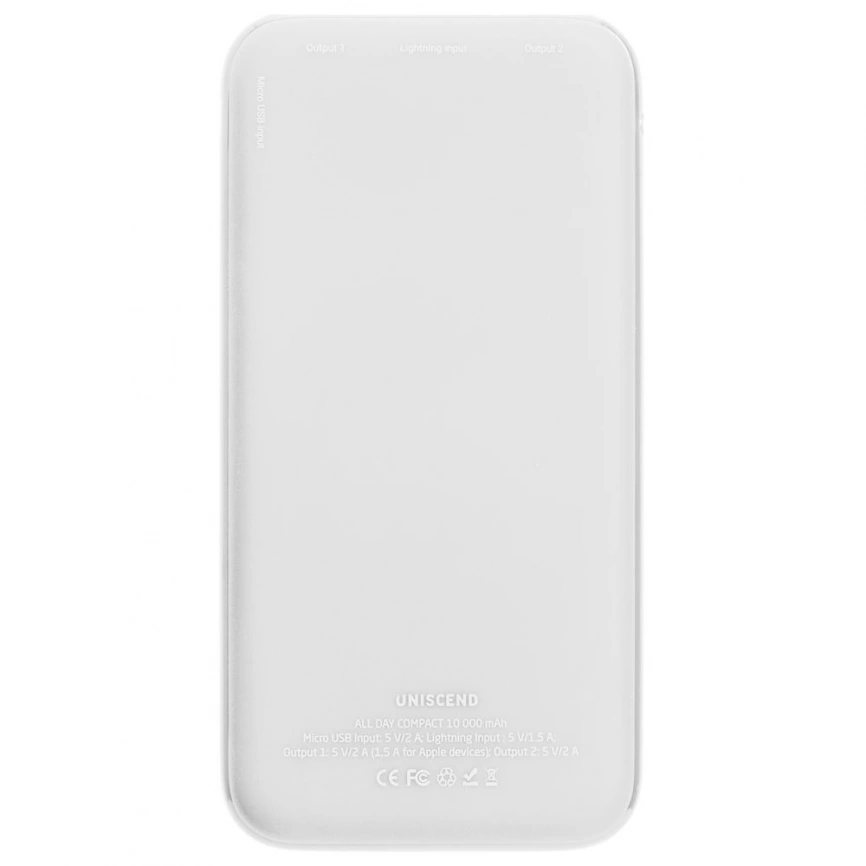 Внешний аккумулятор Uniscend All Day Compact 10000 мAч, белый фото 1