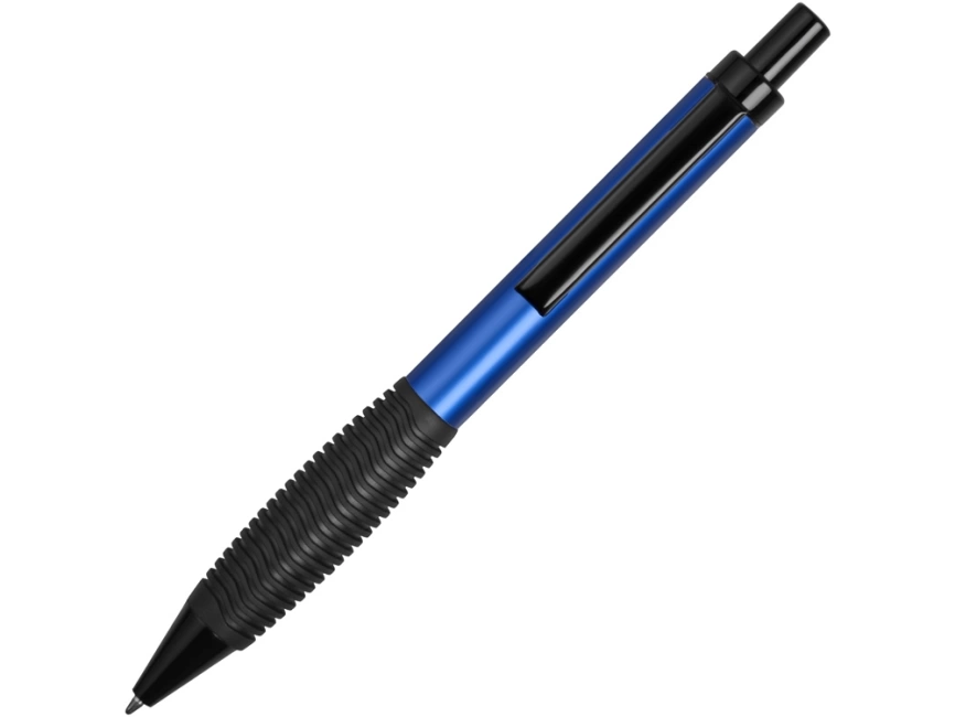 Ручка металлическая шариковая Bazooka, синий/черный фото 2