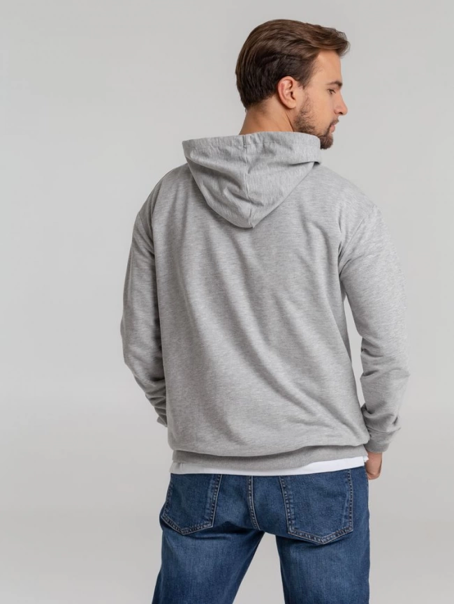 Толстовка с капюшоном Unit Kirenga серый меланж, размер 4XL фото 15