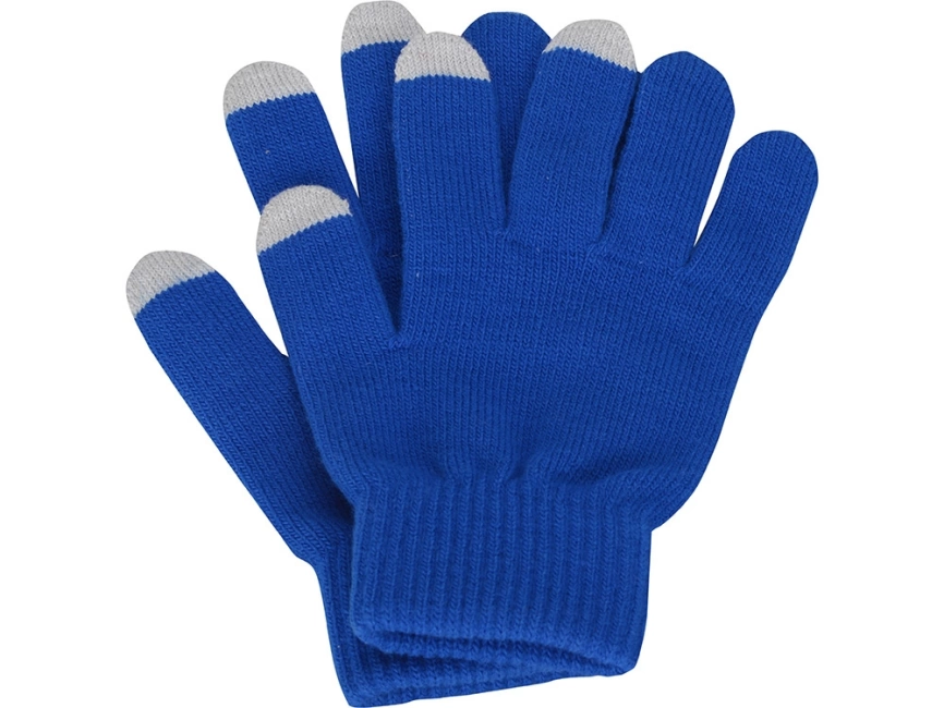 Перчатки для сенсорного экрана, синий, размер L/XL фото 1