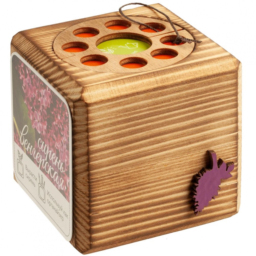 Набор для выращивания с органайзером «Экокуб Burn», сирень фото 11