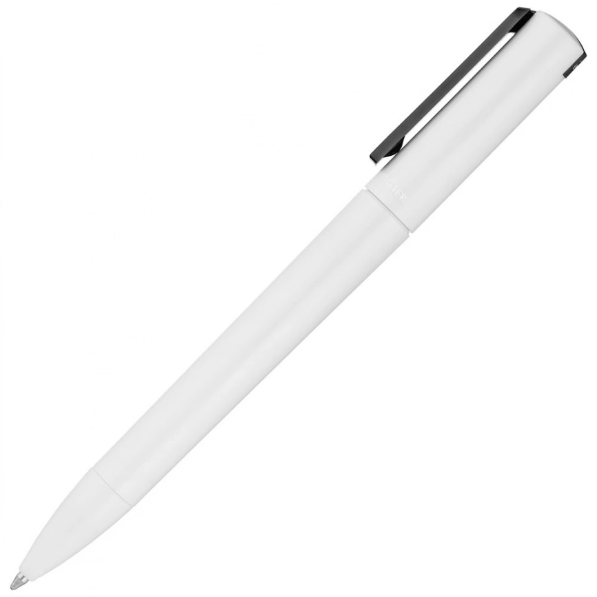 Ручка шариковая Split White Neon, белая с черным фото 4