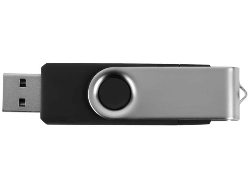 USB/micro USB-флешка 2.0 на 16 Гб Квебек OTG, черный фото 5