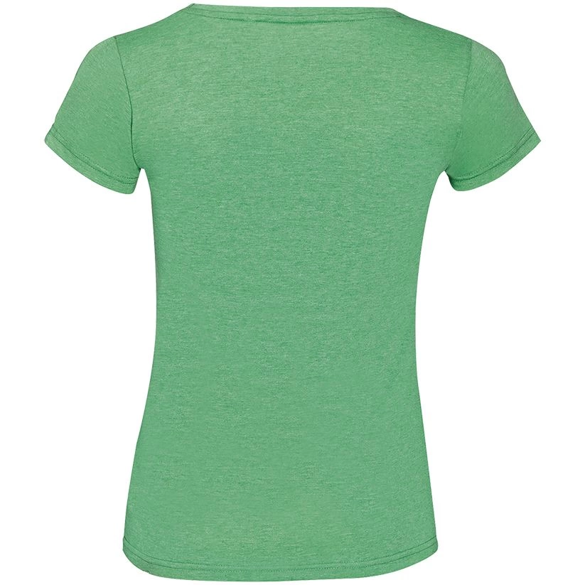 Футболка женская Mixed Women, зеленый меланж, размер L фото 2