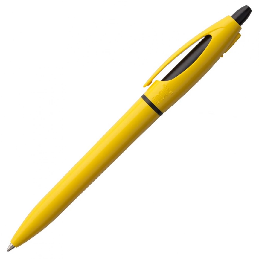 Ручка шариковая S! (Си), желтая фото 1