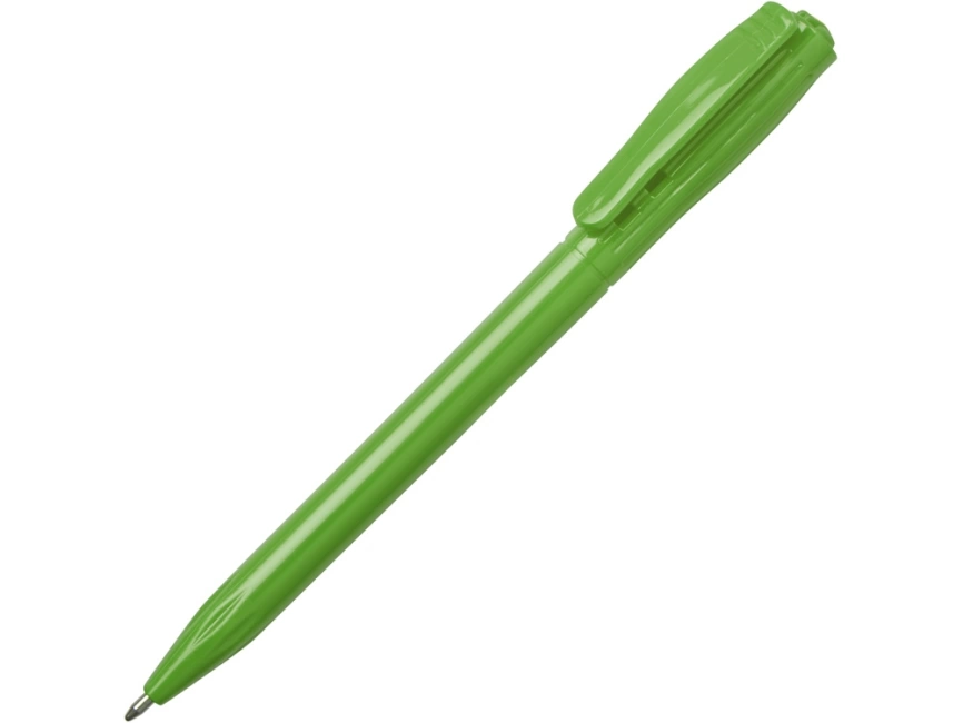 Ручка пластиковая шариковая Stitch, зеленое яблоко фото 1