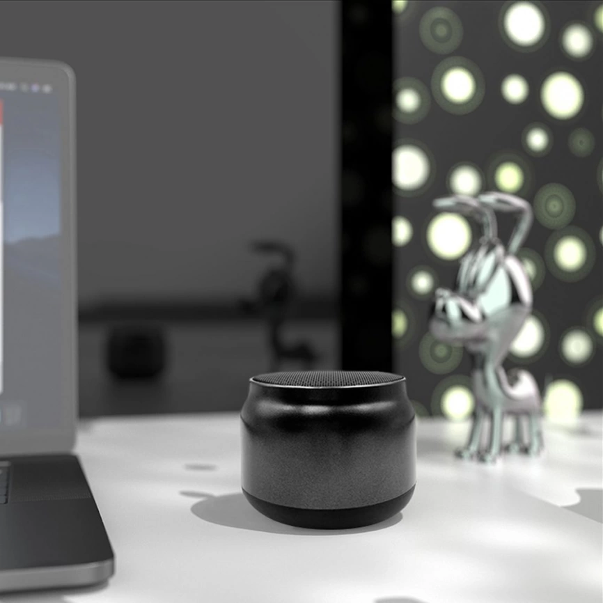 Беспроводная bluetooth колонка Bocco, чёрная фото 3