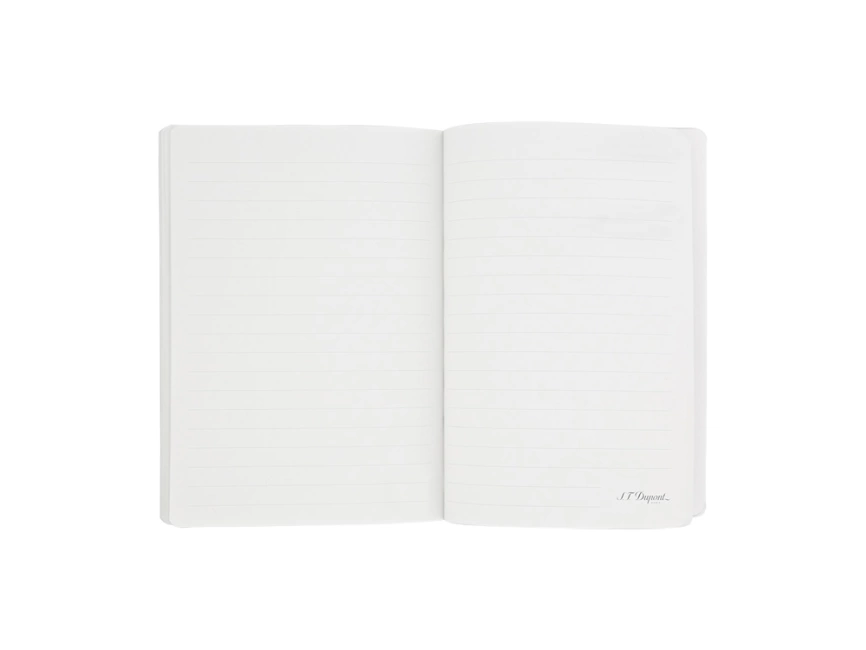 Блокнот Notebook, синяя искуcственная кожа с логотипом Dupont, формат А5, бумага: линованная фото 2