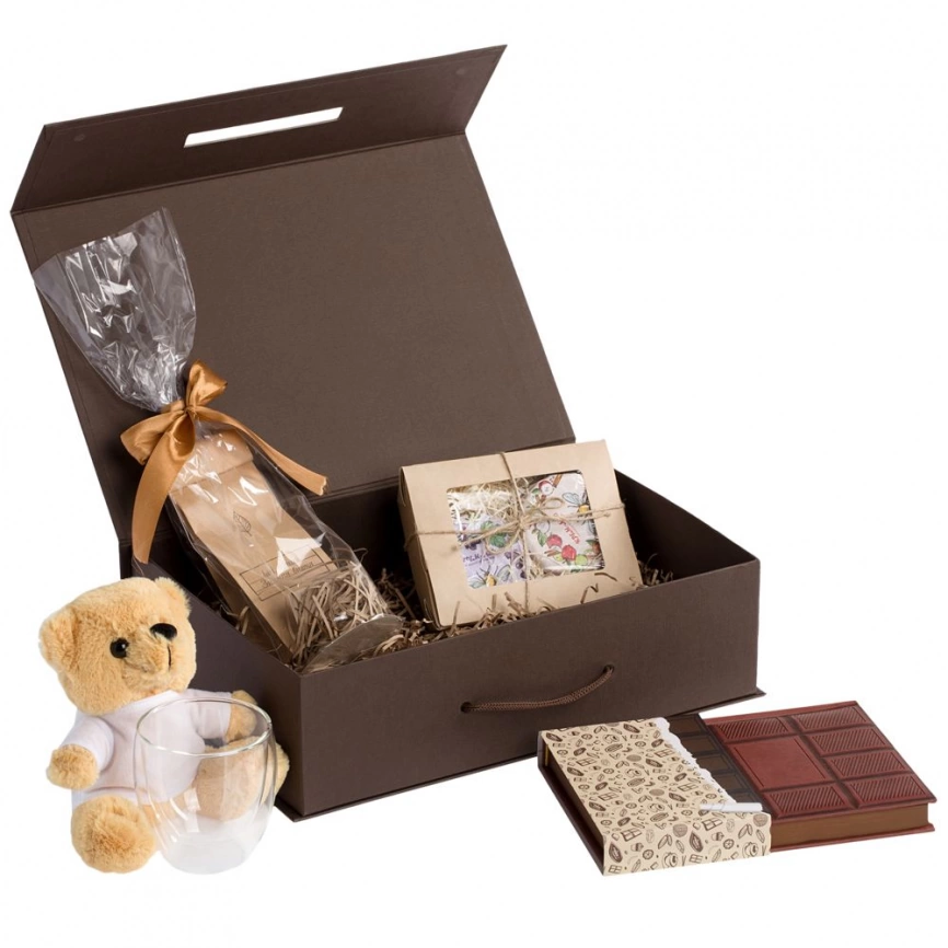 Коробка Case, подарочная, коричневая фото 2